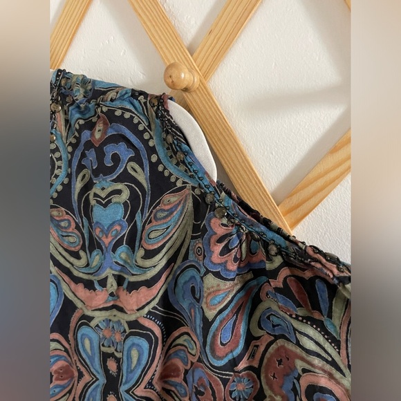 Angie One Shoulder Bohemian Dress Large Kimoni Sleeve Cut Out shoulder - Picture 6 of 8